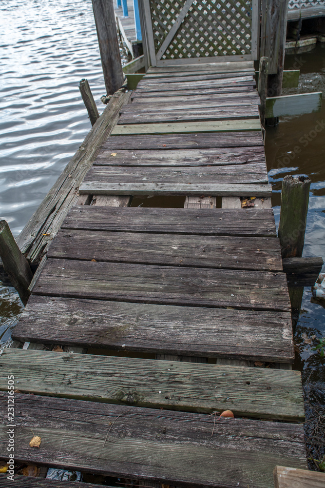 Fototapeta premium dock in disrepair