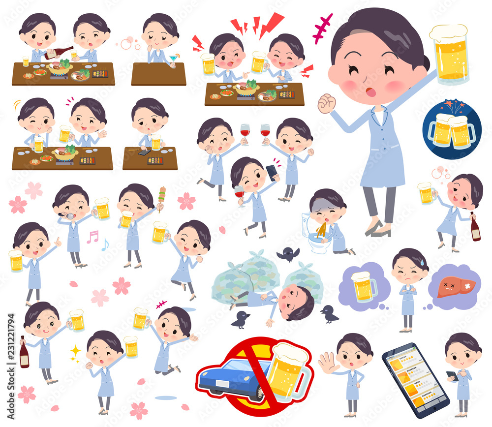 White coat women_alcohol White coat women_alcohol