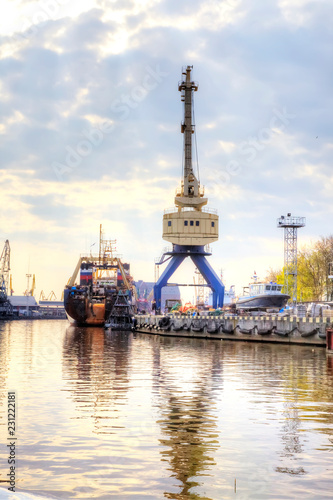 Kaliningrad. Cargo port