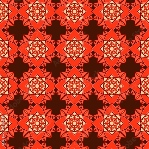 Contrast decorative seamless pattern