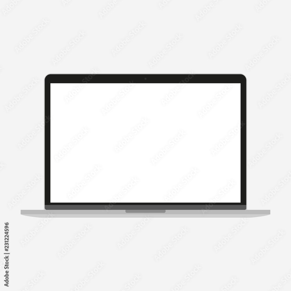 Electronic device in a flat style style, vector