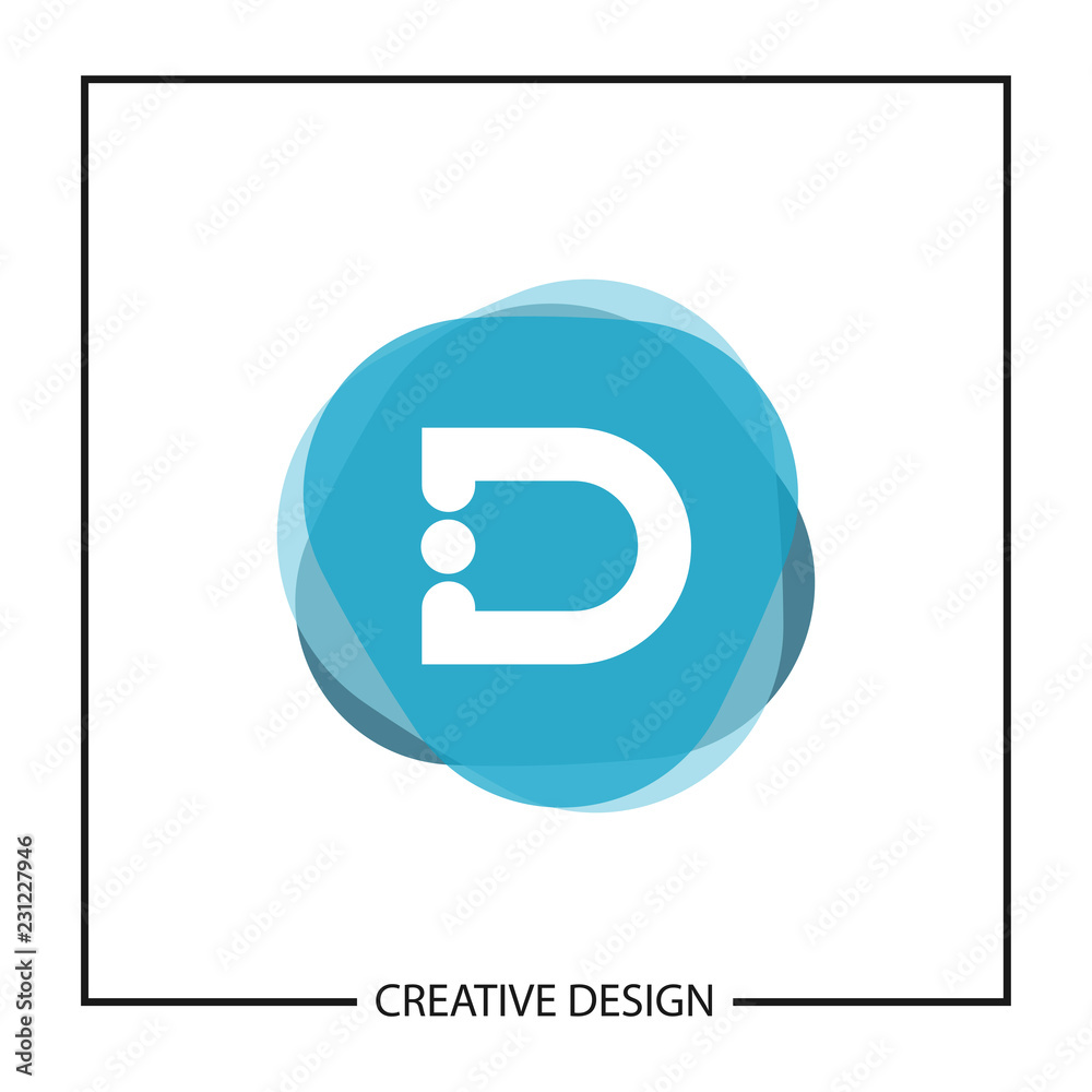 Initial Letter D Logo Template Design Vector Illustration