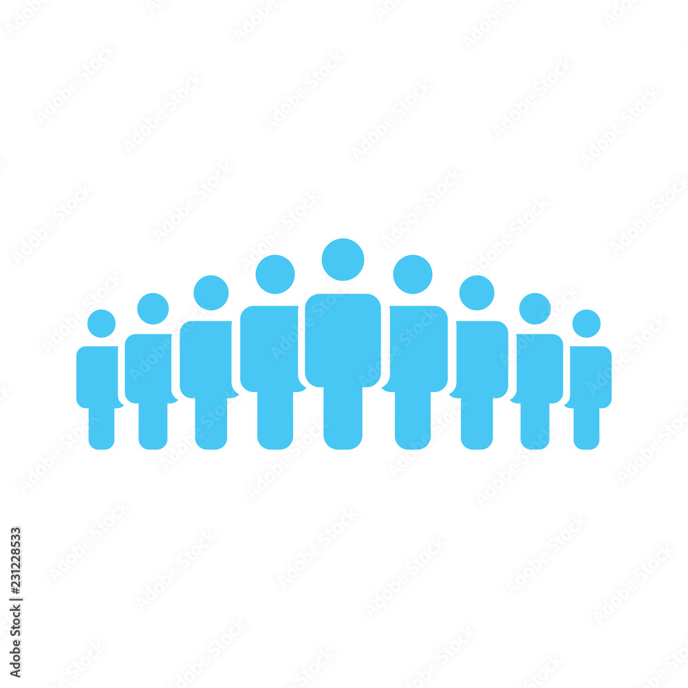 Illustration of crowd of people icon silhouettes vector. Social icon. Flat style design. User group network. Corporate team group. Business team work activity. vector illustration. Illustration of crowd of people icon silhouettes vector. Social icon. Flat style design. User group network. Corporate team group. Business team work activity. vector illustration.