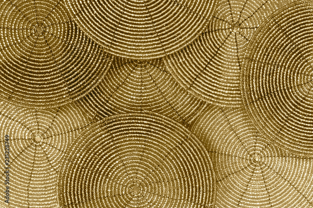 Golden Beaded Background