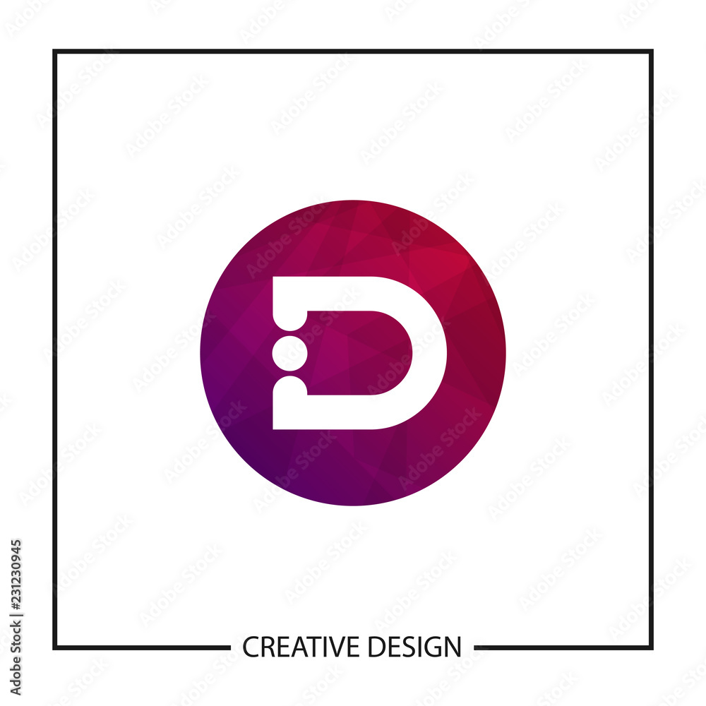 Initial Letter D Logo Template Design Vector Illustration Initial Letter D Logo Template Design Vector Illustration