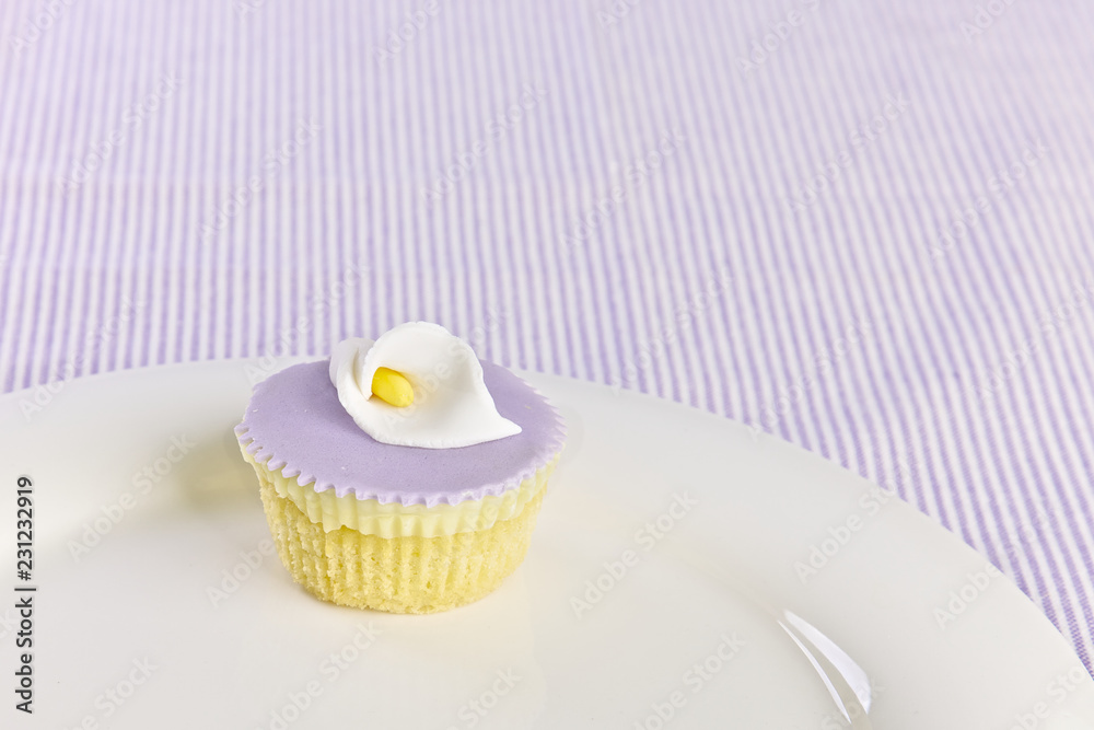 Cupcake, flower