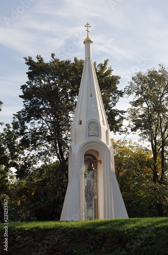 Architecture of Yaroslavl, Russia. Chapel of Our Lady of Kazan photo