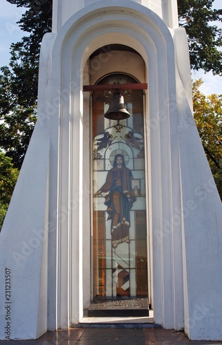 Architecture of Yaroslavl, Russia. Chapel of Our Lady of Kazan photo