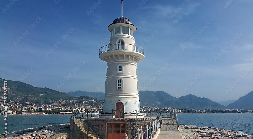 lighthouse from alanya