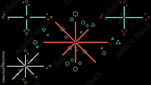 Geometric Burst Overlays
