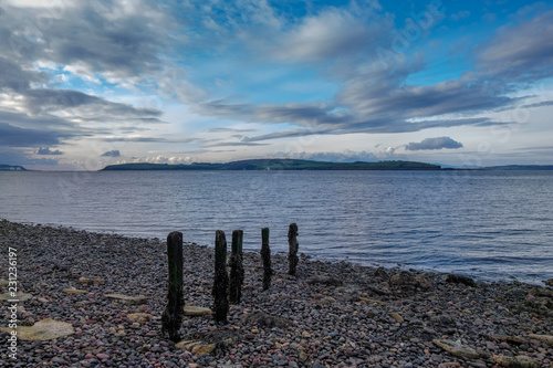 From Largs to the Isle of Cumbrae on the West Coast of Scotland photo