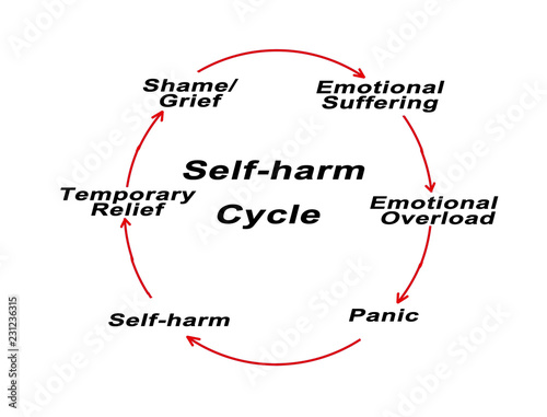 Self -harm Cycle.