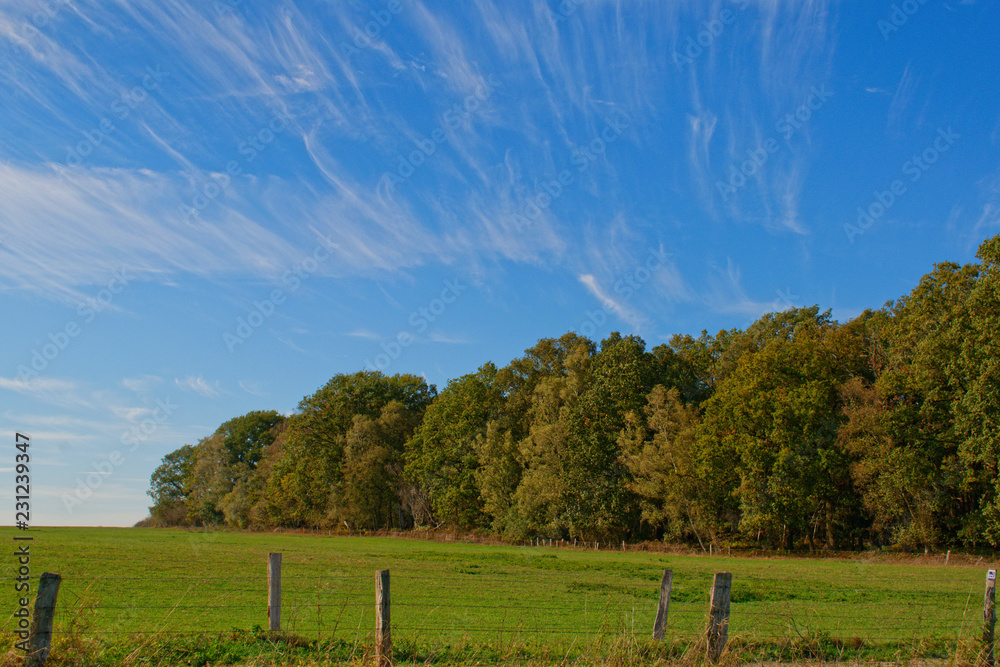 Fototapeta premium Dramatic sky in an amazing landscape