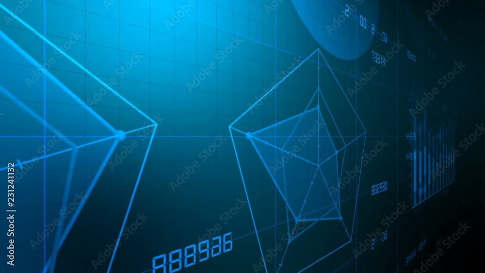 Business data graph chart bar