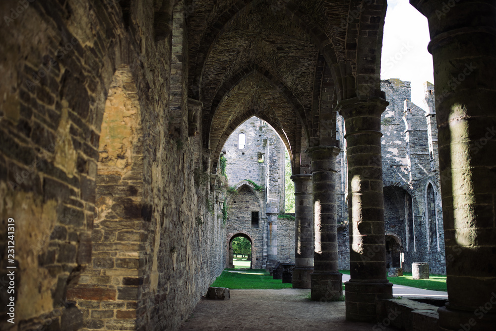 Ruins of an old Abbeye in Belgium Ruins of an old Abbeye in Belgium
