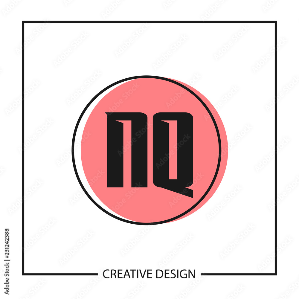 Initial Letter NQ Logo Template Design Vector Illustration Initial Letter NQ Logo Template Design Vector Illustration