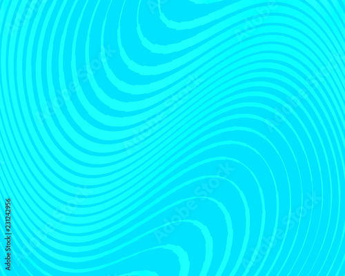 Abstract pattern. Texture with wavy, curves lines. Optical art background. Vector illustration  