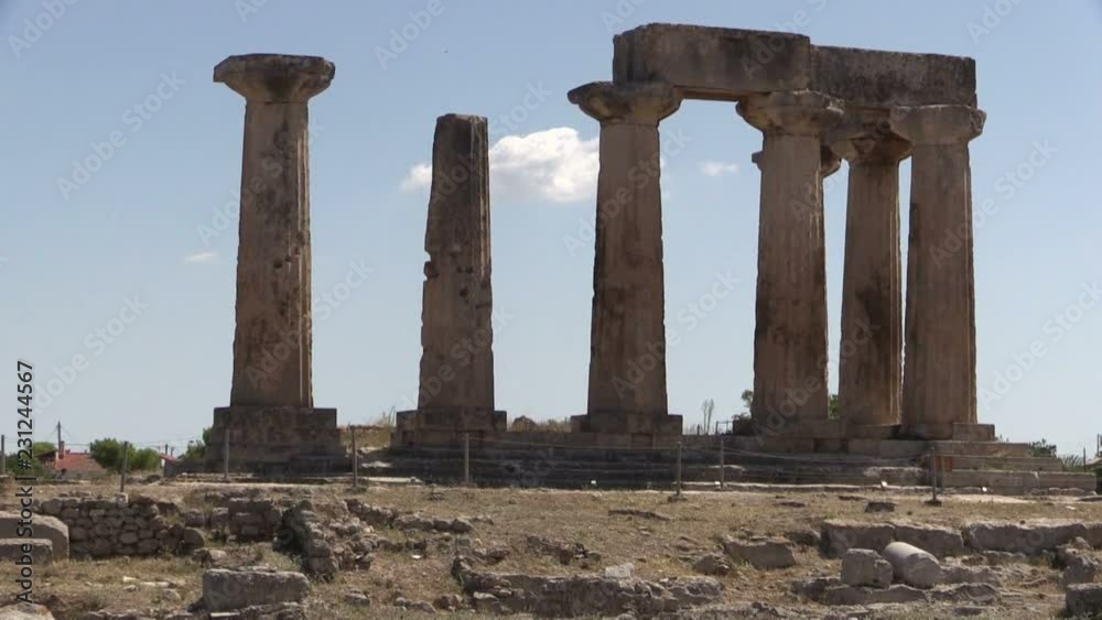 Temple of Apollo. Corinth, Greece. Temple of Apollo. Corinth, Greece.