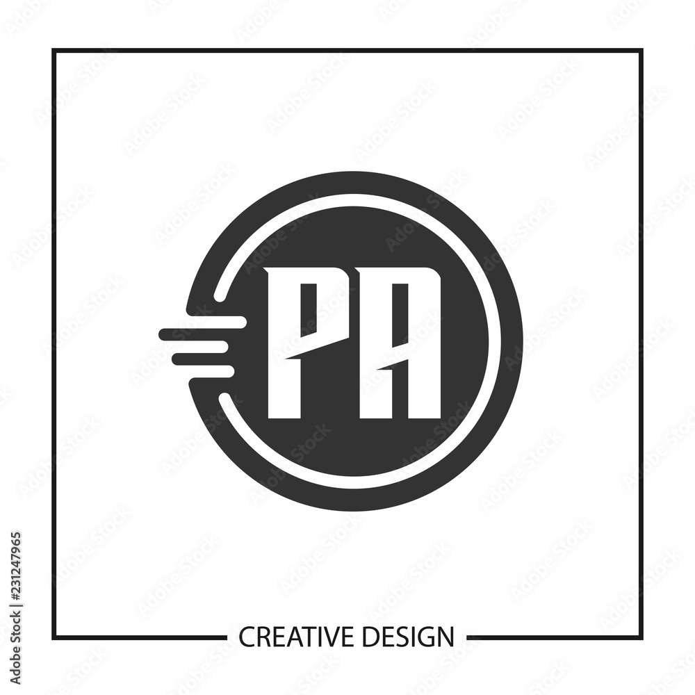 Initial Letter PA Logo Template Design Vector Illustration