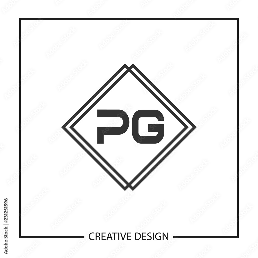 Initial Letter PG Logo Template Design Vector Illustration Initial Letter PG Logo Template Design Vector Illustration