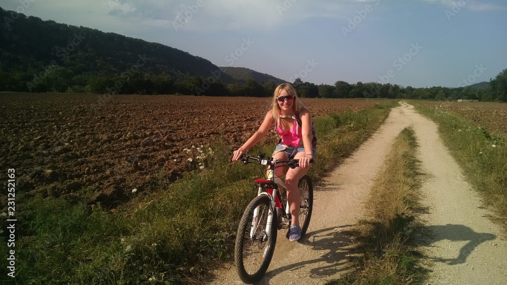 Obraz premium Велотуризм