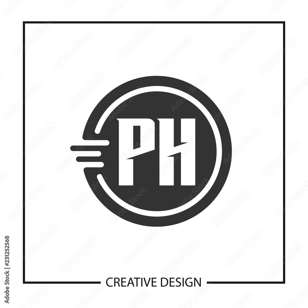 Initial Letter PH Logo Template Design Vector Illustration Initial Letter PH Logo Template Design Vector Illustration
