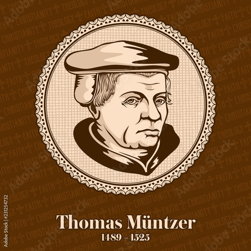 Thomas Muntzer (1489-1525) was a German preacher and radical theologian of the early Reformation. photo
