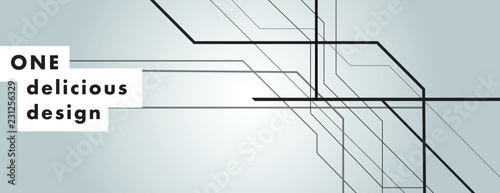 Abstract overlapping and geometric random broken lines and chaotic pattern of crossing design. Modern linear vector graphic illustration