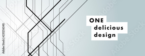 Abstract overlapping and geometric random broken lines and chaotic pattern of crossing design. Modern linear vector graphic illustration