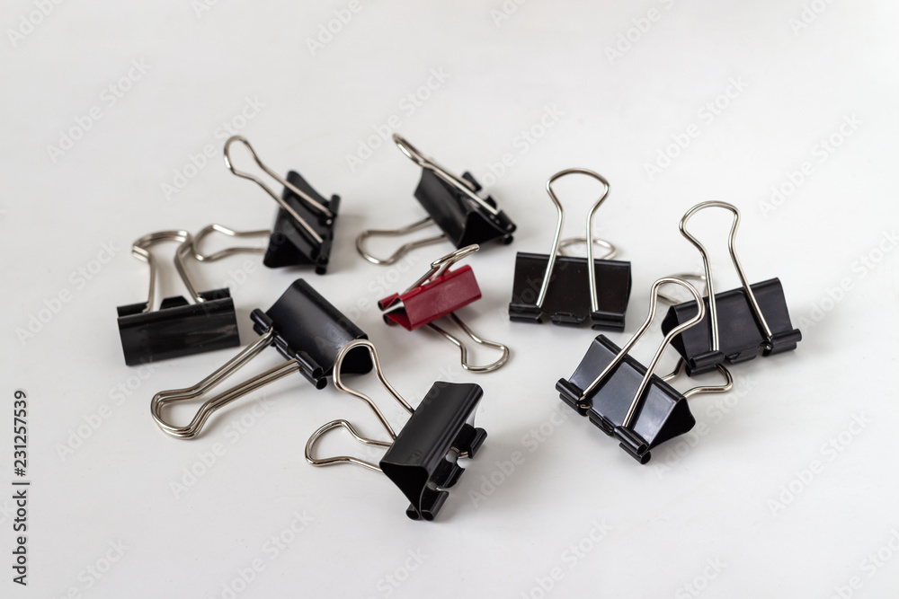 A few binder clips