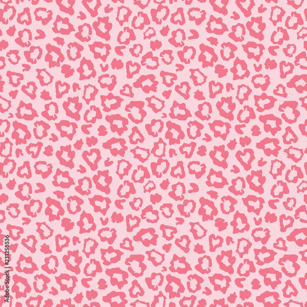 daytime pistol TRUE Pink leopard skin fur print pattern. Great for classic animal product  design, fabric, wallpaper, backgrounds, invitations, packaging design  projects. Surface pattern design. Stock Vector | Adobe Stock