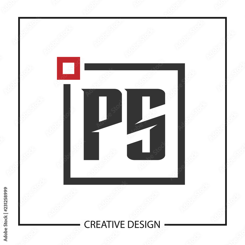 Initial Letter PS Logo Template Design Vector Illustration Initial Letter PS Logo Template Design Vector Illustration