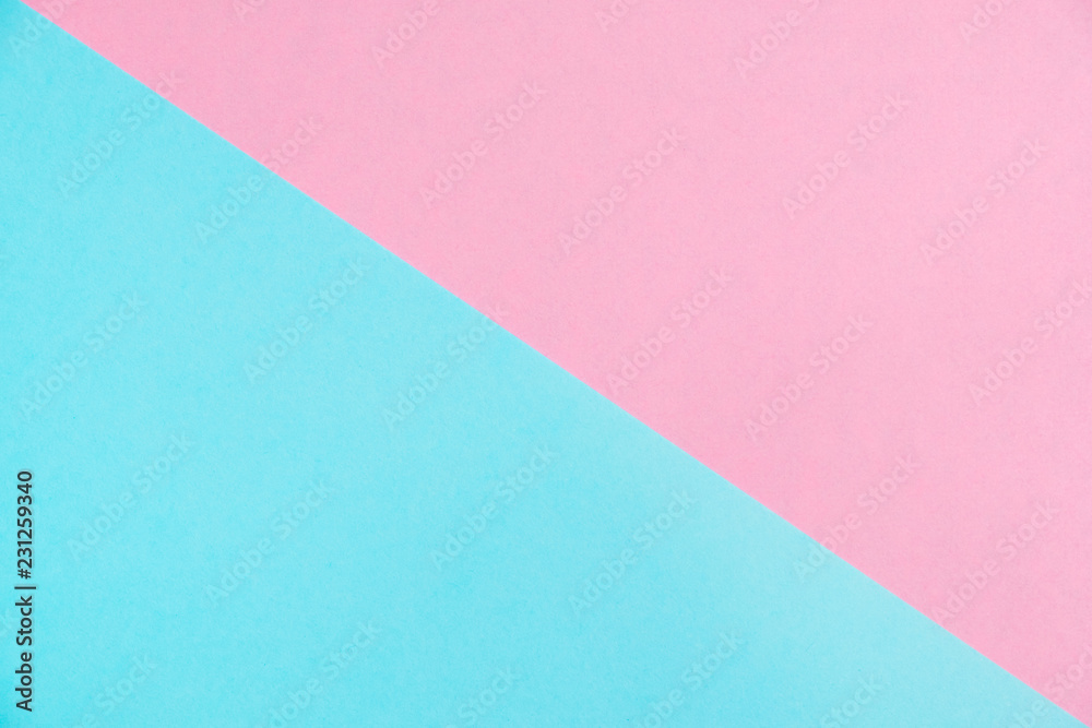 Pastel colored paper flat lay top view, background texture, pink and blue. Pastel colored paper flat lay top view, background texture, pink and blue.