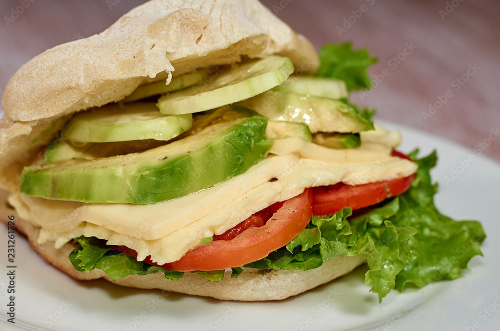 Obraz premium sandwich home vegetarian