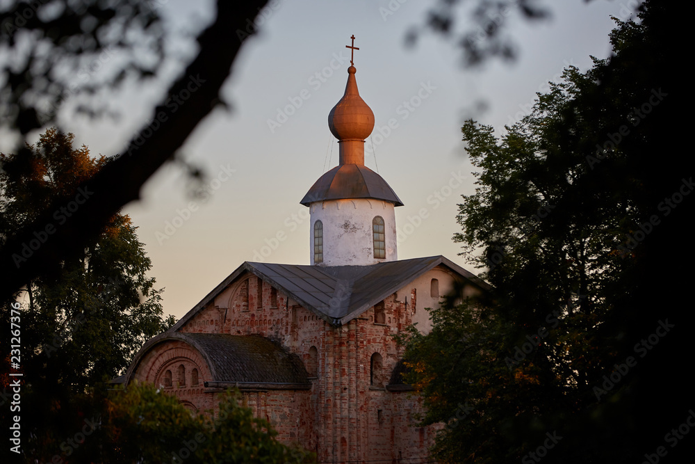 Orthodox Church at sunset
