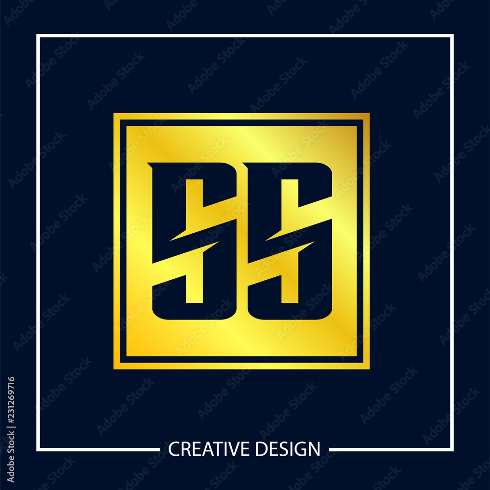 Initial Letter SS Logo Template Design Vector Illustration Initial Letter SS Logo Template Design Vector Illustration