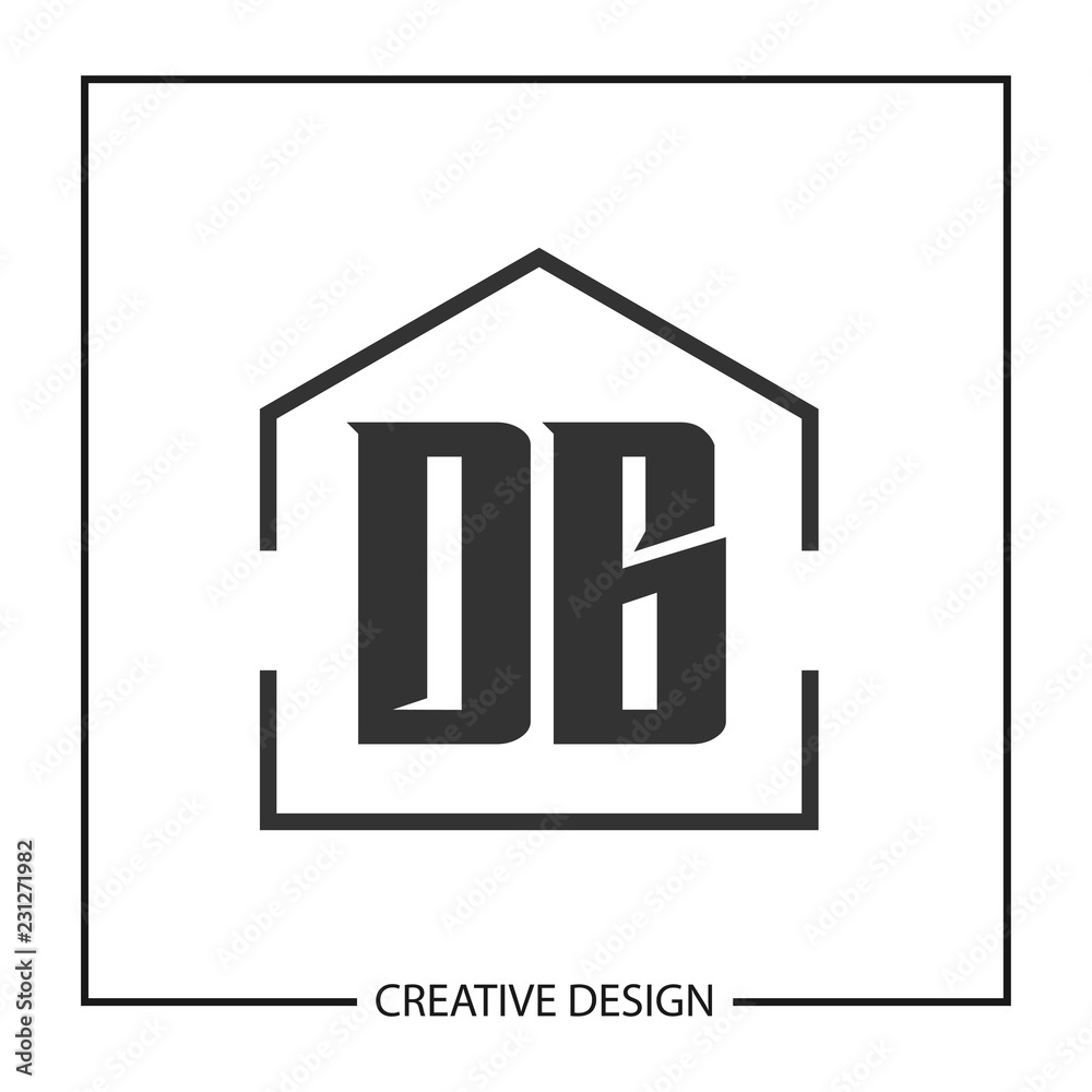 Initial Letter DB Logo Template Design Vector Illustration Initial Letter DB Logo Template Design Vector Illustration