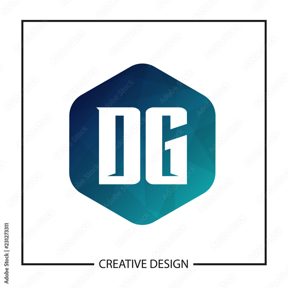 Initial Letter DG Logo Template Design Vector Illustration Initial Letter DG Logo Template Design Vector Illustration