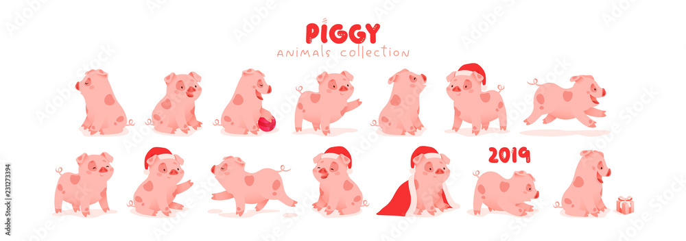 Pig is the symbol of Chinese 2019 new year on the Eastern calendar. Pig is the symbol of Chinese 2019 new year on the Eastern calendar.