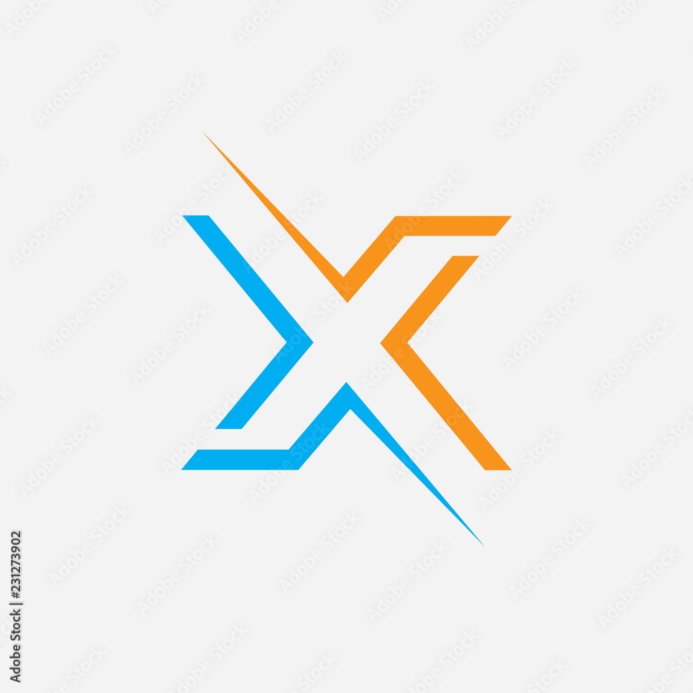 letter X logo vector, icon X abstract. symbol of alphabet letter X logo vector, icon X abstract. symbol of alphabet