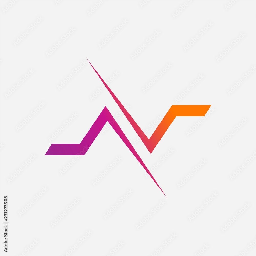 Letter N logo icon design template elements. letter N logo vector, symbol N abstract. vector of alphabet Letter N logo icon design template elements. letter N logo vector, symbol N abstract. vector of alphabet