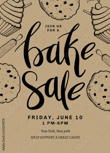 Bake Sale Card Design