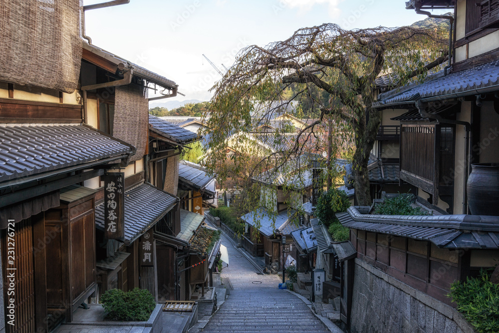 sanneizaka kyoto in the morning sanneizaka kyoto in the morning