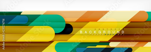 Obraz na plátně Straight lines abstract vector background