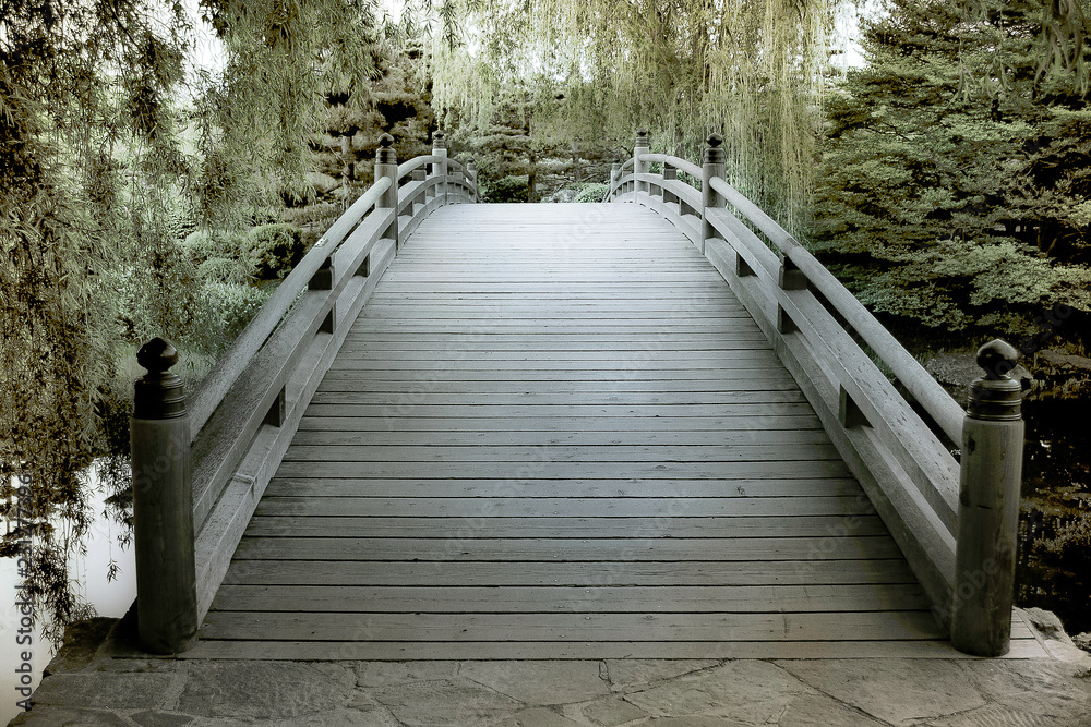 Obraz premium Japanese Garden Bridge