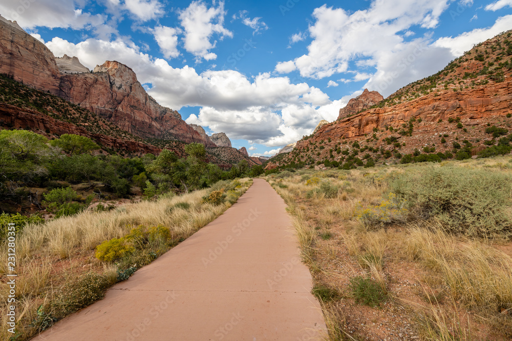 The Pa'rus Trail at Golden Hour The Pa'rus Trail at Golden Hour