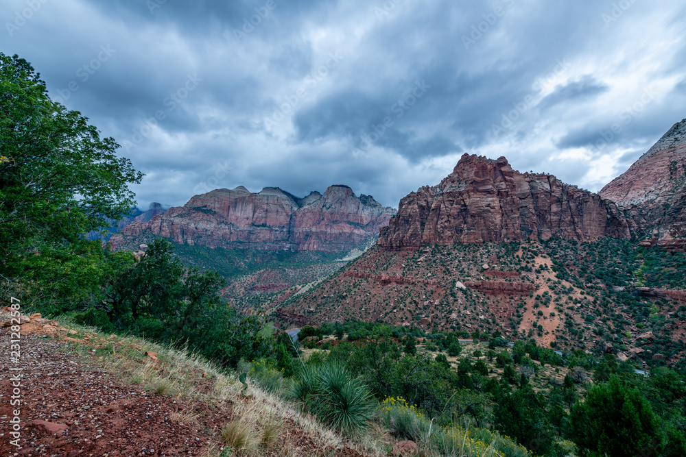 Early Morning Thunderstorm over Zion