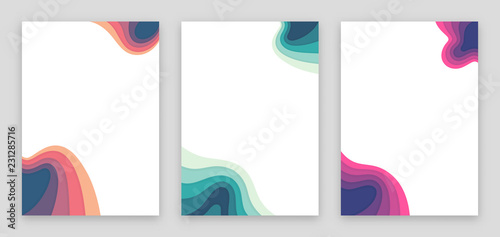 Trendy fluid design geometric background for party, banner, cover, print, promotion, greeting, ad, web page, header, landing, social media. A4 format size. Vector illustration