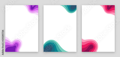 Trendy fluid design geometric background for party, banner, cover, print, promotion, greeting, ad, web page, header, landing, social media. A4 format size. Vector illustration