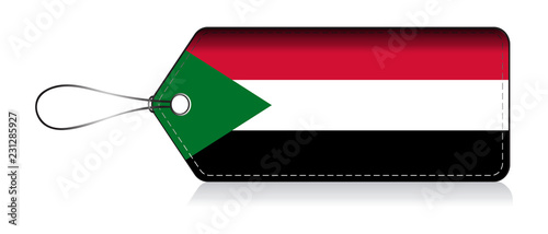 Sudanese emoji flag, Label of  Product made in Sudan